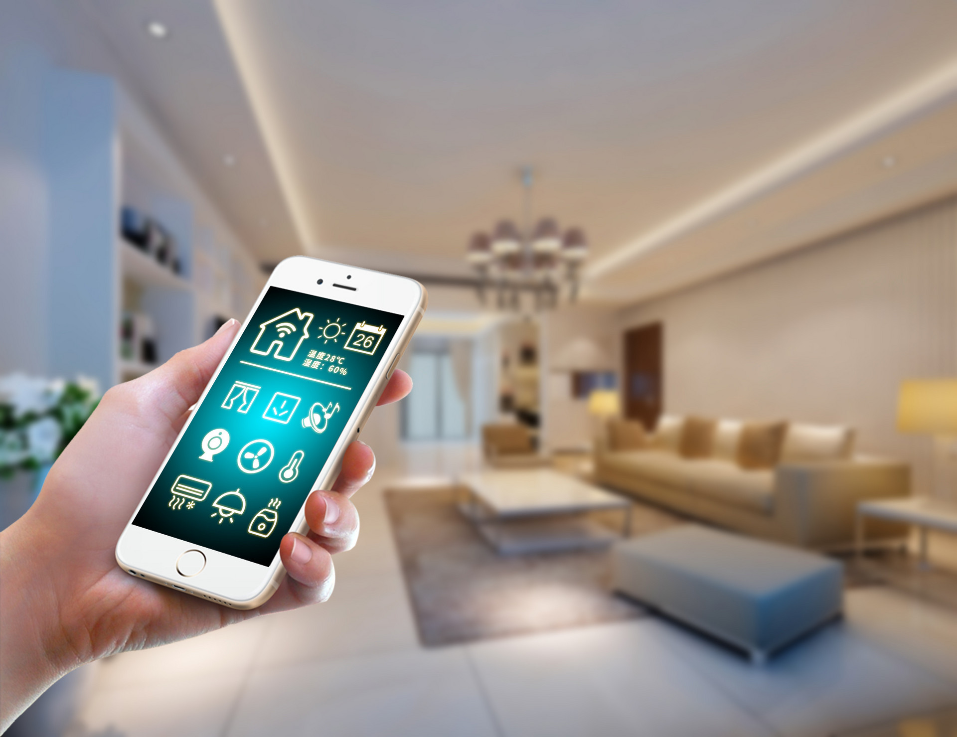Smart home app control